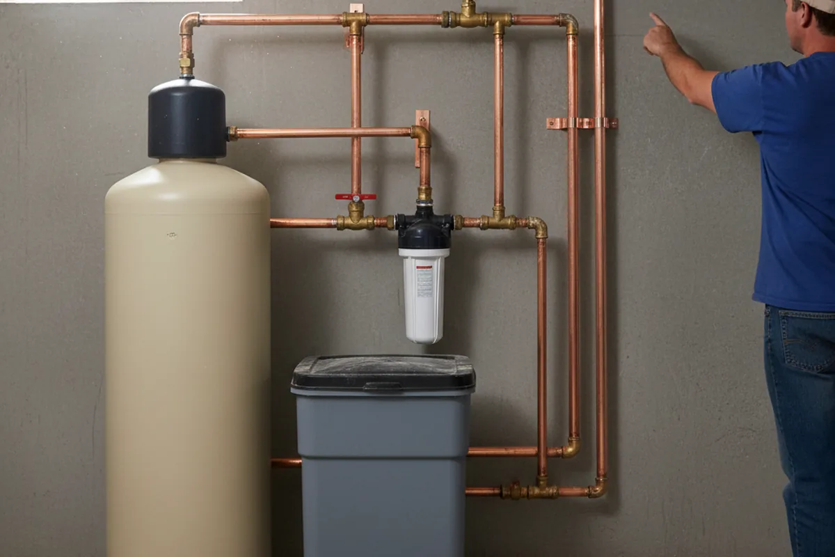 Whole-house water treatment system installed in Hesston